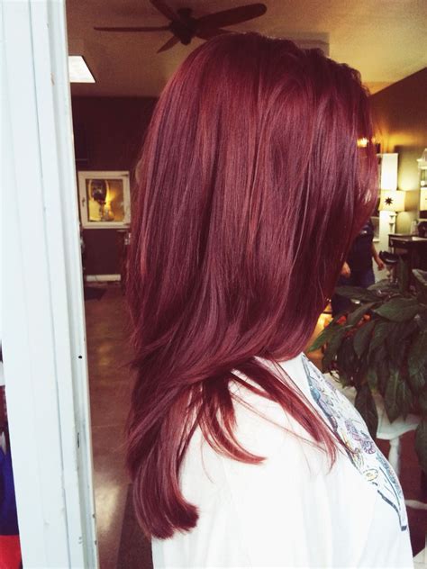 Cherry cola | Dyed hair