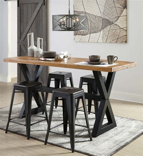 Kitchen tables and chairs for sale in farmhouse style will be a lot easier by purchasing via online especially ebay to become quite interesting pieces of furniture in rustic country kitchens. Ashley Furniture in 2020 | Farmhouse kitchen tables ...