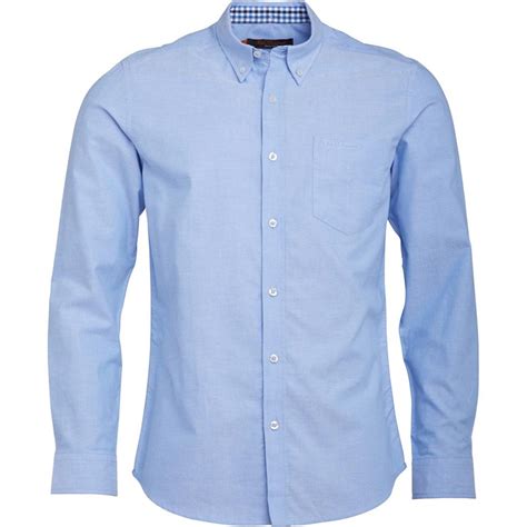 Buy Ben Sherman Mens Long Sleeve Oxford Shirt Blue