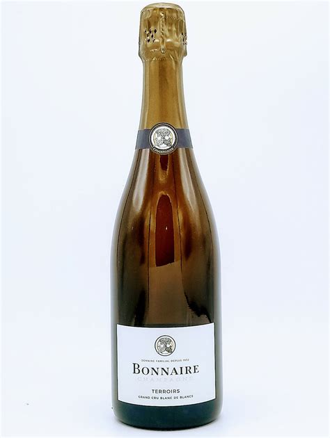 Champagne Brut Blanc De Blancs Grand Cru Terroirs Bonnaire La Cave