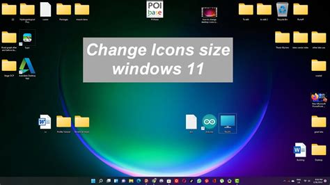 How To Change The Icon Size Of Files On A Windows 11 Pc Youtube