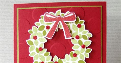 Paper Princess Wondrous Wreath Christmas Card