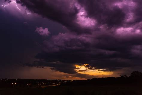 Free Photo Of Purple Clouds Storm