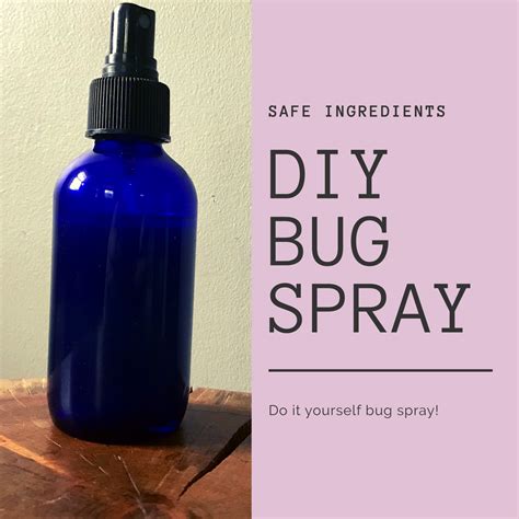How To Make Diy Safe Bug Spray