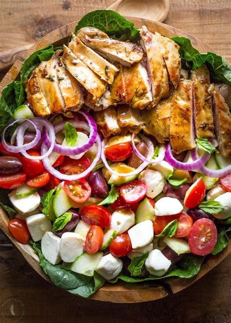 Mediterranean white bean salad kitchenaid. Mediterranean Chicken Salad is a healthy, quick, and easy ...