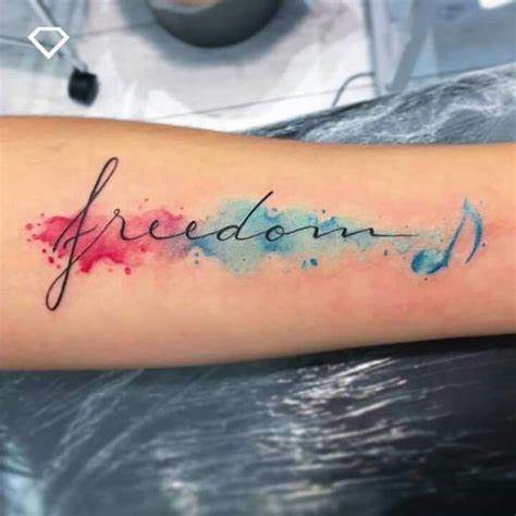 Watercolor Tattoo With Names Viraltattoo