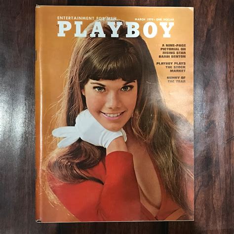 Vintage 1970 Playboy Magazine Centerfold Playmate Bunny Adult Etsy