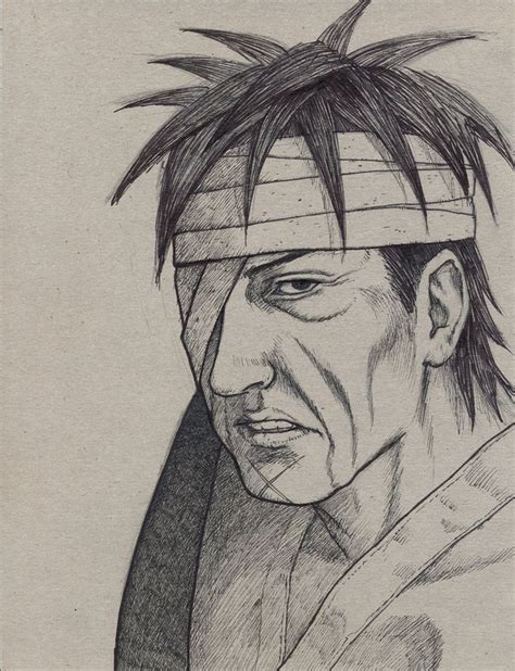 Danzo Shimura Naruto Characters Naruto Art Character Sketch