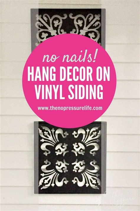 So how do you mitigate these undesirable features until you are able to hang your desired decoration in your quest to improve our home's attractiveness? How to Hang Things on Vinyl Siding Without Damaging Your ...