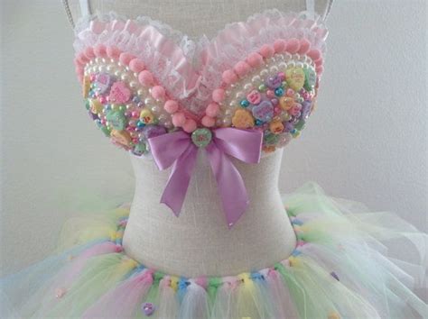 sweetheart candy outfit and chocker in your by crystalsandlaces 225 00 rave costumes rave