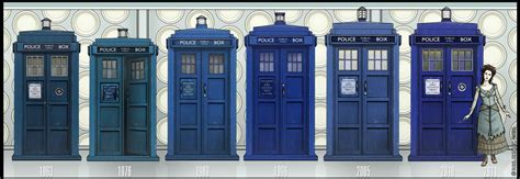 Tardis Evolution Doctor Who Art Tardis Image