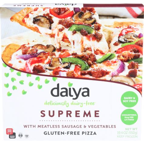 Daiya Pizza Gluten Free Thin Crust Supreme 194 Oz From Sprouts Farmers Market Instacart