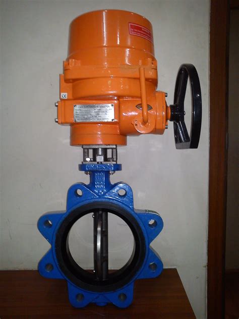 Butterfly Valve Motorized Actuator Bulk Electrically Actuated Butterfly