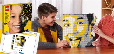 LEGO Personalised Mosaic Portrait Maintenant Disponible Via Le Shop LEGO HOTH BRICKS