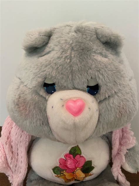 Vintage 1983 Kenner Care Bear Grams Bear Plush With Shawl 15 Excellet