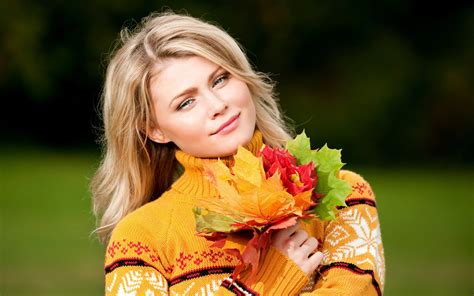 Autumn Sweater Girl Wallpaper Hd Girls 4k Wallpapers Images And