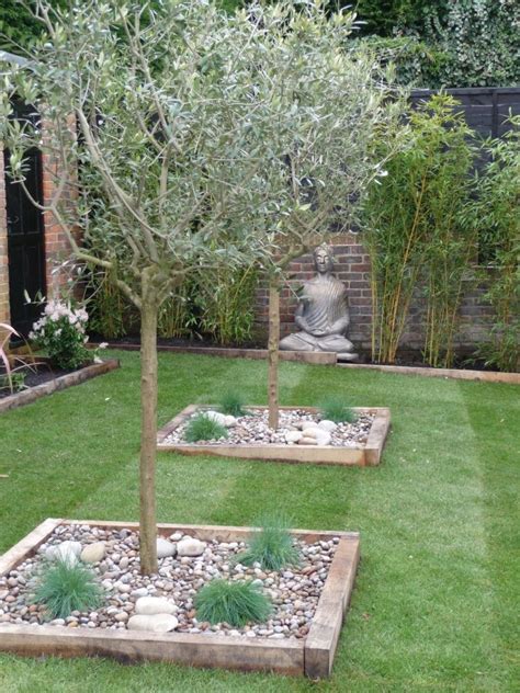Eine ausführliche planung im vorhinein ist wichtig um bei der gestaltung des gartens den roten faden nicht aus den augen zu verlieren. kiesbeet-anlegen-mediterran-garten-olivenbäume-buddha-gras ...