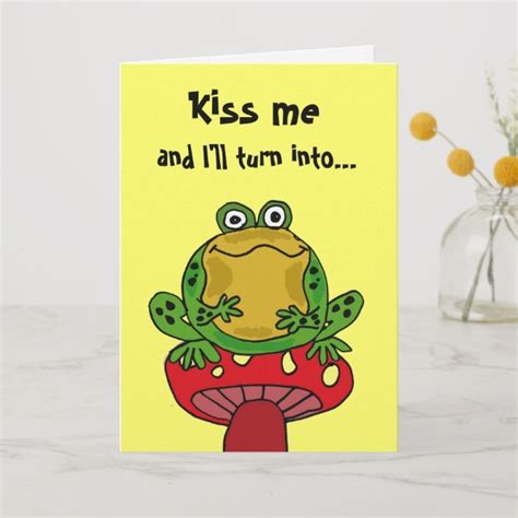 Ae Funny Frog Birthday Card Funny Frogs Cute Funny