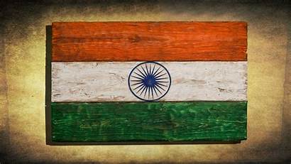 Flag India Painting Wood Republic Independence Flags
