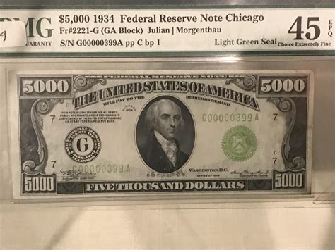 Five Thousand Dollar Bill