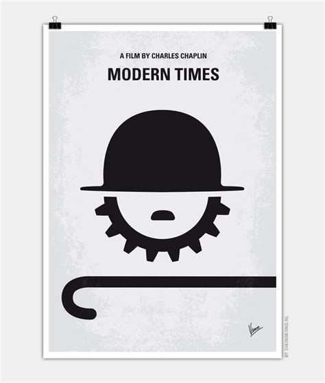 It also had, what could be described as the archetype of the modern movie poster. No325 My MODERN TIMES minimal movie poster - CHUNGKONG