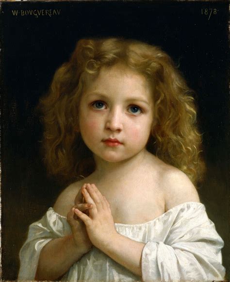 Little Girl By William Bouguereau 1878 William Adolphe Bouguereau