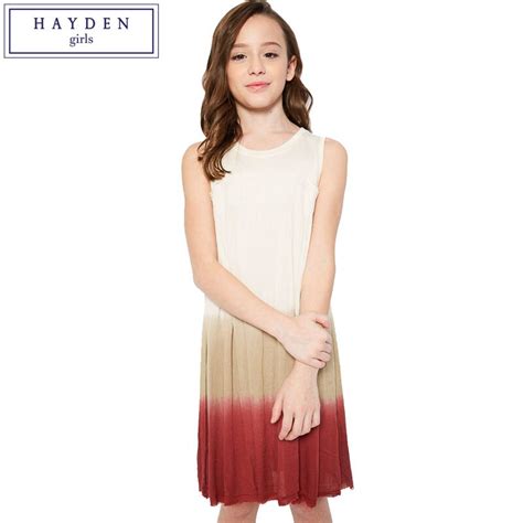 Hayden Casual Sleeveless Dress Girl 12 Years Girls Dress Summer 2018