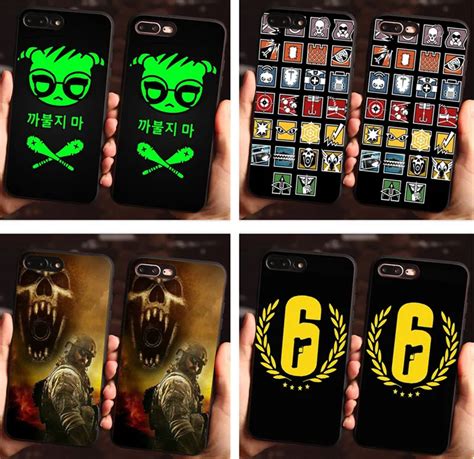 Rainbow Six Siege Operation Logo Phone Case For Iphone 6 5s X 7 8 Plus