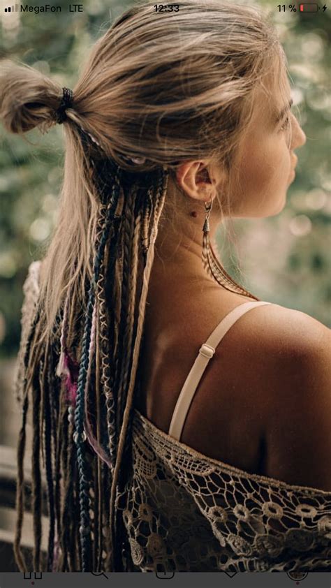 Pin By Shine Soul On Foksas Dreads Synthetic Dreads Hippie Hair Boho Hair Wrap Hair