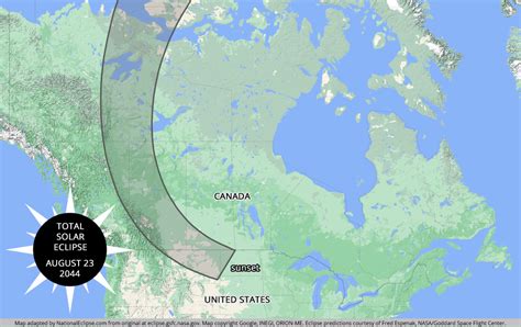 National Eclipse Eclipse Maps August 23 2044 Total Solar Eclipse