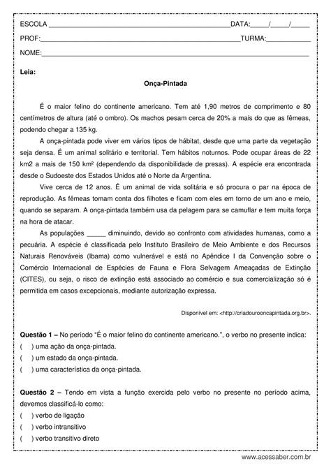 Aula Criativa De Português Para 9o Ano