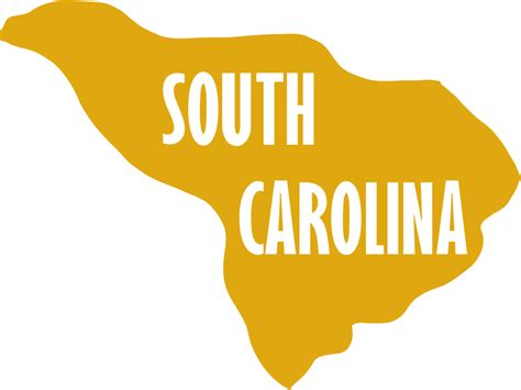 Outline Drawing Of South Carolina State Map 26573659 Png