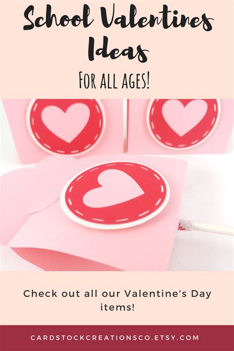 Classroom Valentines - Valentines for Kids - Candy Valentines - Kindergarten Valentines ...