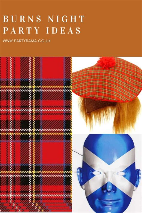 Burns Night Party Ideas - Partyrama in 2021 | Burns night party ideas