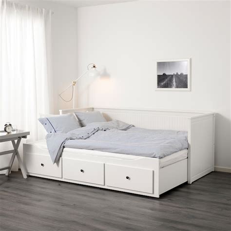 Nella versione mini (con corona illuminante da ø 12,1 cm) misura l 50,3 x p 50,3 x h 40. HEMNES Struttura letto divano/3 cassetti, bianco, 80x200 ...