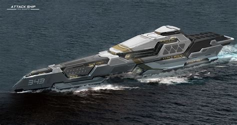 sci fi attack ship project ri yu
