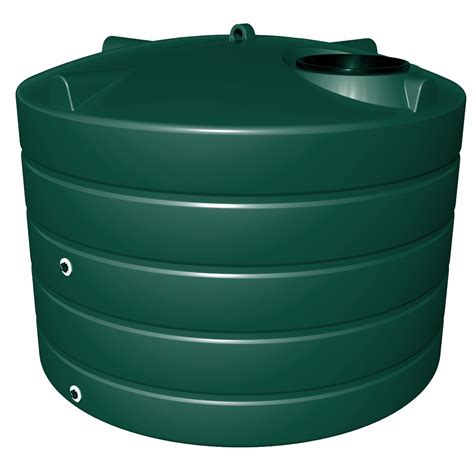 Nextgenroto 3150l Polyethylene Squat Round Water Tank Dark Green