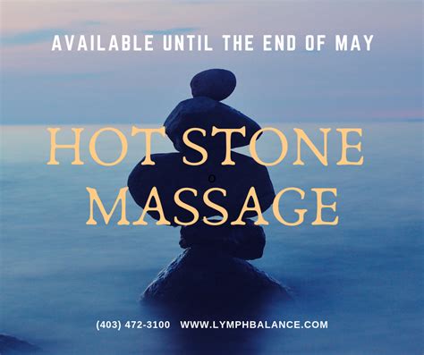 Hot Stone Massage Stone Massage Centre Balance Hot Poster Billboard