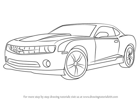 Black camaro 1969 vector | needing car, chevrolet camaro super sport and outline illustration? Learn How to Draw a Chevrolet Camaro (Sports Cars) Step by ...