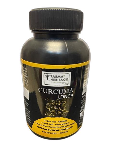 Curcuma Longa Mg Capsules Capsule At Rs Bottle In