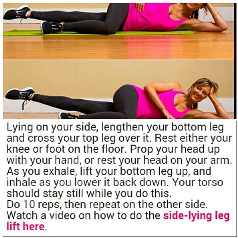 Inner Thigh Leg Lifts Get Fit Leg Lifts Hiit