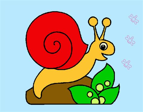Caracol dibujo babosa, caracol, animales, feliz cumpleaños vector imágenes, dibujos animados png. Dibujo de caracol pintado por Lamorales en Dibujos.net el ...