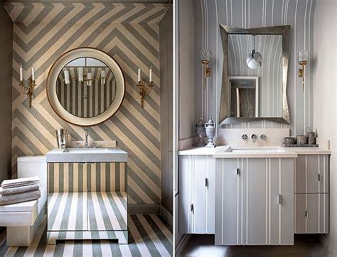 We spend a considerable amount of time in our bathrooms, and their small size makes them a breeze to update. Small Bathrooms with Bold Statements | Small bathroom ...