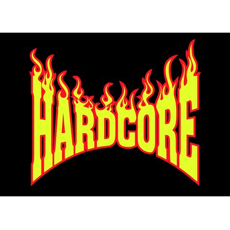 Hardcore Flame Logo Poster Hcflameposter Poster Rigeshop