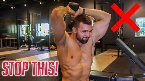 How To PROPERLY Overhead Dumbbell Tricep Extension 3 Muscle Gain