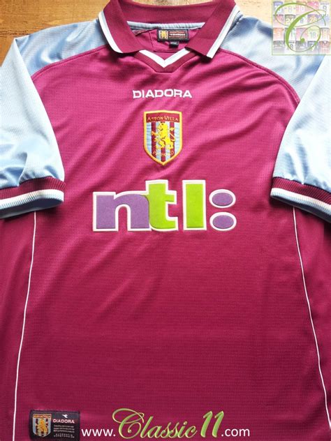 Welcome to the official aston villa facebook page. Aston Villa Home football shirt 2000 - 2001. Sponsored by NTL