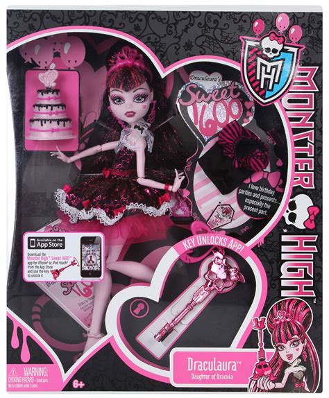Monster High Sweet 1600 Dolls Draculaura Frankie Stein Clawdeen Wolf