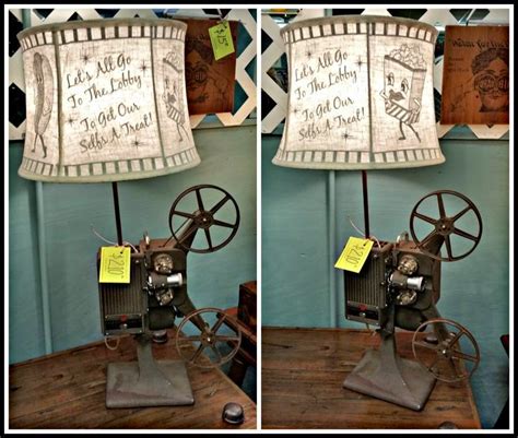 3 Spurz Dandc Repurposed Refurbished Creations Vintage Movie Projector Lamp 2015