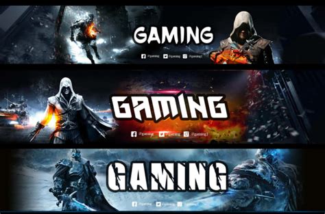 Design A Youtube Banner Art Gaming Banner And Logo In 24 Hour By