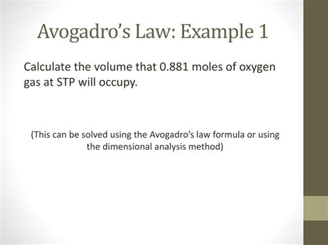 Ppt Avogadros Law Powerpoint Presentation Id1534293
